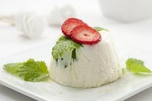 Deser z białą czekoladą