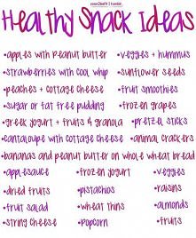healthy snack ideas