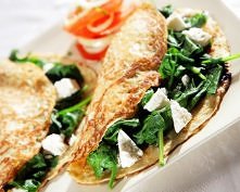 Naleśniki ze szpinakiem
Składniki:

Ciasto naleśnikowe – 2 szklanki mąki psze...