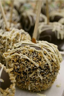 Jabłka w czekoladzie i karmelu