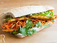 Vegan Teriyaki Tofu and Jalapeño Bánh Mì