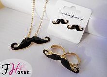 Zestaw: naszyjnik, pierścio...