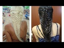 Mermaid French Braid Hairstyle for Medium Long Hair Tutorial- chciałabym