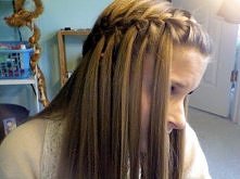 Waterfall Braid Tutorial- p...