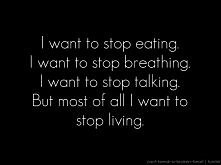 stop eating you must be ___...