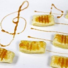 kopytka, zwykłe kopytka, ale w tej postaci wyglądają bardzo wykwintnie