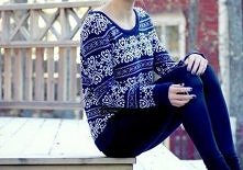 blue sweater