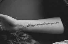 "Always remember who y...