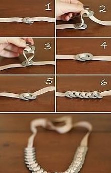 naszyjnik z podkladek pod s...