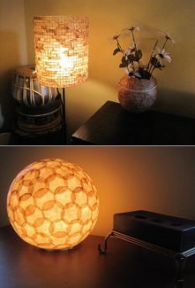 lampy z filtrow po kawie