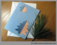 Fajna kartka choinka