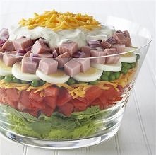 sałatka przekładaniec