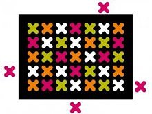 Hand made -haft krzyżykowy - czarna kanwa