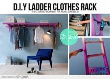 wieszak z drabiny <3