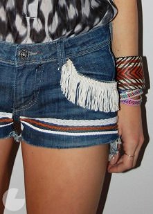 DIY indiańskie szorty