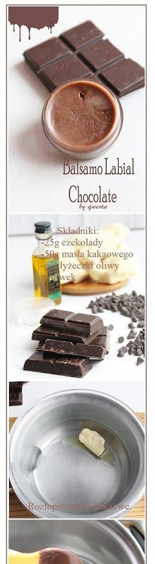 czekoladowa balsam do ust