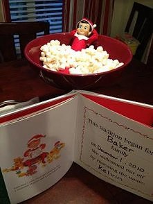 popcorn jako śnieg