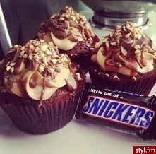 babeczki Snikersy ;)Pysznie!