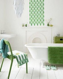 Wiosna w łazience. Od rana pewnie musi dawać dodatkowe dobre, pozytywne wibracje na cały dzień.