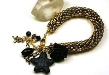 Koralikowy wąż glamour- Królik Alicja w Krainie Czarów