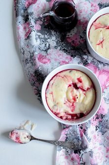 Suflet z kaszy manny z żurawiną.