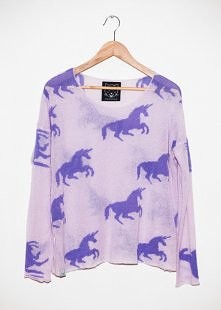 sweterek w jednorożce