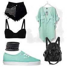 czarny w połączeniu z miętą ;P