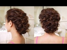 Easy Messy Updo Hair Tutorial