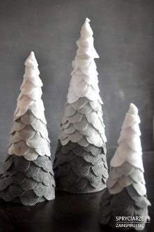 choinka z filcu... a może b...