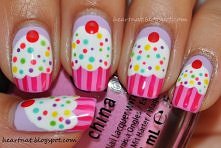 CUPCAKE NAILS <3 Słodkie!
