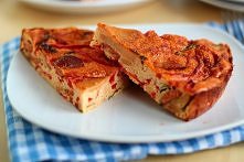 szybkie OBIADOWE danie bądź duże ŚNIADANIE.............czyli sobotnia tortilla pełna niespodzianek