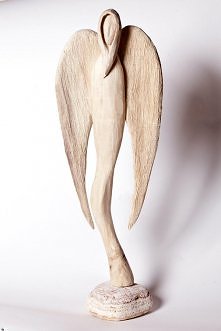 .:Nilajha:.
 Anioł-poeta, sprawuje pieczę nad naukami tajemnymi oraz mądrymi ludźmi, którzy cenią spokój i samotność.

09_011

materiał: drewno lipowe
podstawa: kamień onyx Ange...