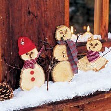 dekoracja zimowa na parapecie