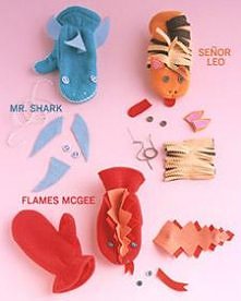 monster mittens -Martha Stewart