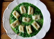 Kopytka z sosem szpinakowym. Przepis po kliknięciu w zdjęcie