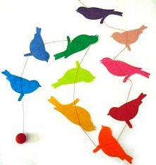 Girlanda-ptaki z papieru......