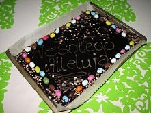 Mazurek czekoladowo-pomaranczowy