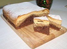 Szarlotka dwukolorowa