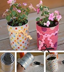 jak wykonać kolorowe donicz...