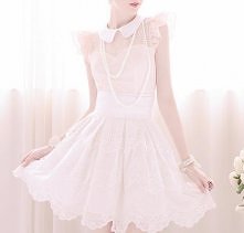 Chiffon eyelet pastel pink ...