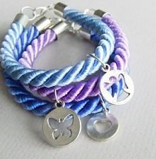 Bransoletki ze sznurka w ze...