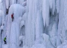 Pekin i wspinaczka po zamarzniętym wodospadzie
