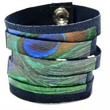 granatowe pawie pióro