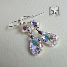 Kolczyki swarovski <3