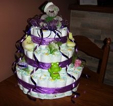 Torcik z pampersów ! moje w...