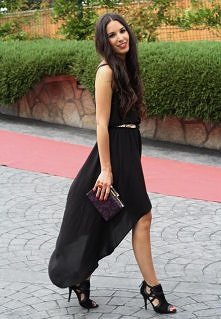 czarna sukienka , cudo <3
