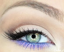 makijażyk czarno-niebieski