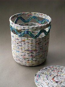 kosz na bieliznę z papieru