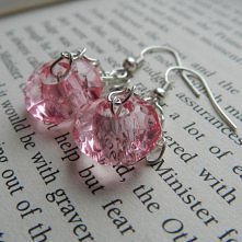 Kolczyki Inne Różowe