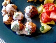 tofu z sosem miętowym